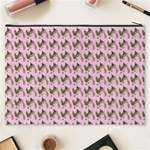 Fern Pattern 2 Pink Cosmetic Bag (XXXL) Back