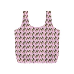 Fern Pattern 2 Pink Full Print Recycle Bag (s) by violetheavensky