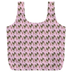 Fern Pattern 2 Pink Full Print Recycle Bag (xl) by violetheavensky