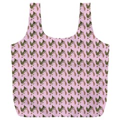 Fern Pattern 2 Pink Full Print Recycle Bag (xxl) by violetheavensky