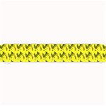 Fern Pattern 2 Yellow Small Bar Mats 24 x4  Bar Mat