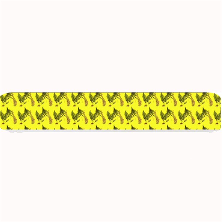 Fern Pattern 2 Yellow Small Bar Mats