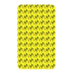 Fern Pattern 2 Yellow Memory Card Reader (rectangular) by violetheavensky