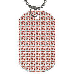 Kawaii Jam Pattern Aqua Dog Tag (one Side) by violetheavensky