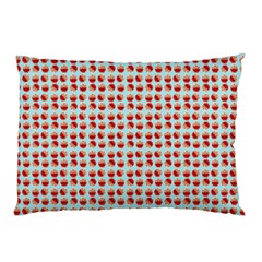 Kawaii Jam Pattern Aqua Pillow Case by violetheavensky