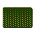 Kawaii Pumpkin Patt Green Small Doormat  24 x16  Door Mat