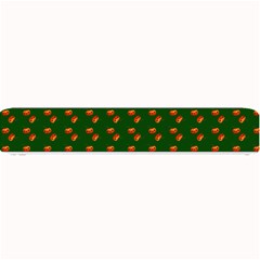 Kawaii Pumpkin Patt Green Small Bar Mats by violetheavensky