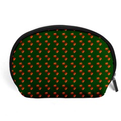 Kawaii Pumpkin Patt Green Accessory Pouch (Large)