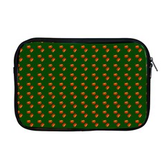 Kawaii Pumpkin Patt Green Apple Macbook Pro 17  Zipper Case by violetheavensky