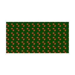 Kawaii Pumpkin Patt Green Yoga Headband