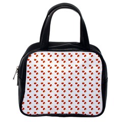 Kawaii Pumpkin Patt White Classic Handbag (one Side) by violetheavensky