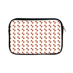 Kawaii Pumpkin Patt White Apple iPad Mini Zipper Cases Front