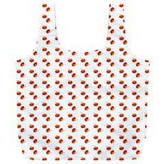 Kawaii Pumpkin Patt White Full Print Recycle Bag (xxl) by violetheavensky