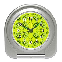 Abstract Pattern Geometric Backgrounds   Travel Alarm Clock