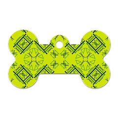 Abstract Pattern Geometric Backgrounds   Dog Tag Bone (two Sides) by Eskimos