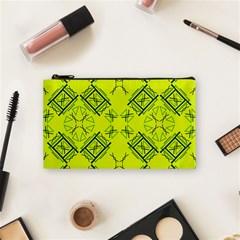 Abstract Pattern Geometric Backgrounds   Cosmetic Bag (small) by Eskimos