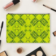 Abstract Pattern Geometric Backgrounds   Cosmetic Bag (large) by Eskimos