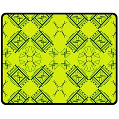 Abstract Pattern Geometric Backgrounds   Double Sided Fleece Blanket (medium)  by Eskimos