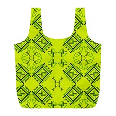 Abstract Pattern Geometric Backgrounds   Full Print Recycle Bag (l) by Eskimos