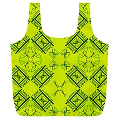 Abstract Pattern Geometric Backgrounds   Full Print Recycle Bag (xxxl) by Eskimos