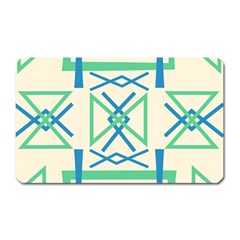 Abstract Pattern Geometric Backgrounds   Magnet (rectangular) by Eskimos