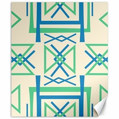 Abstract Pattern Geometric Backgrounds   Canvas 8  X 10  by Eskimos