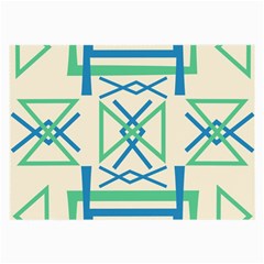 Abstract Pattern Geometric Backgrounds   Large Glasses Cloth (2 Sides) by Eskimos