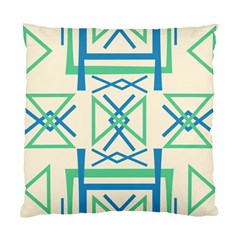 Abstract Pattern Geometric Backgrounds   Standard Cushion Case (two Sides) by Eskimos