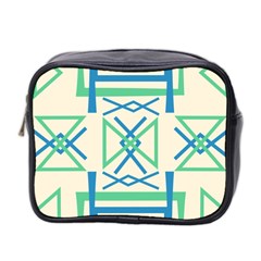 Abstract Pattern Geometric Backgrounds   Mini Toiletries Bag (two Sides) by Eskimos