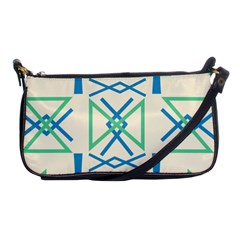 Abstract Pattern Geometric Backgrounds   Shoulder Clutch Bag