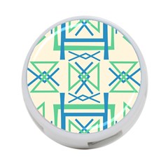 Abstract Pattern Geometric Backgrounds   4-port Usb Hub (one Side) by Eskimos