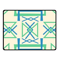 Abstract Pattern Geometric Backgrounds   Fleece Blanket (small) by Eskimos