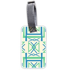 Abstract Pattern Geometric Backgrounds   Luggage Tag (one Side)