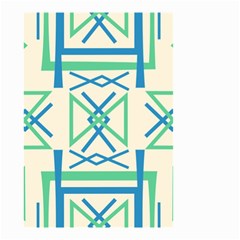 Abstract Pattern Geometric Backgrounds   Small Garden Flag (two Sides) by Eskimos