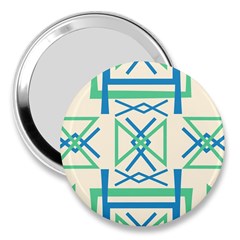 Abstract Pattern Geometric Backgrounds   3  Handbag Mirrors by Eskimos