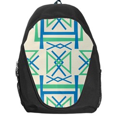 Abstract Pattern Geometric Backgrounds   Backpack Bag by Eskimos