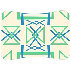 Abstract Pattern Geometric Backgrounds   Velour Seat Head Rest Cushion by Eskimos