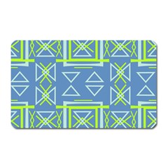 Abstract pattern geometric backgrounds   Magnet (Rectangular)