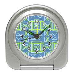 Abstract pattern geometric backgrounds   Travel Alarm Clock