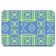 Abstract Pattern Geometric Backgrounds   Large Doormat  by Eskimos