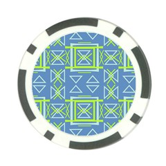 Abstract pattern geometric backgrounds   Poker Chip Card Guard