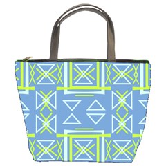 Abstract pattern geometric backgrounds   Bucket Bag