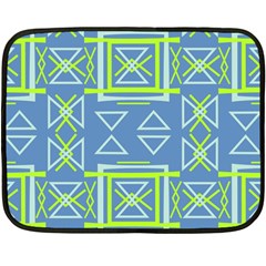 Abstract pattern geometric backgrounds   Double Sided Fleece Blanket (Mini) 