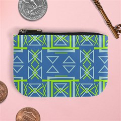 Abstract pattern geometric backgrounds   Mini Coin Purse