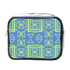 Abstract pattern geometric backgrounds   Mini Toiletries Bag (One Side)