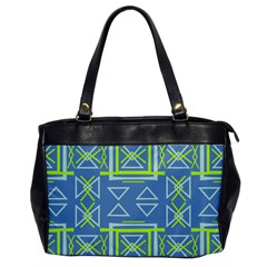 Abstract Pattern Geometric Backgrounds   Oversize Office Handbag