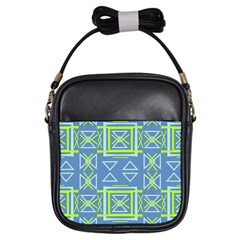 Abstract pattern geometric backgrounds   Girls Sling Bag