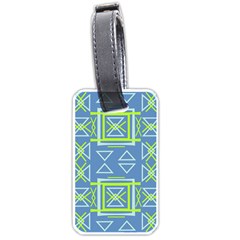 Abstract pattern geometric backgrounds   Luggage Tag (one side)