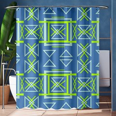 Abstract pattern geometric backgrounds   Shower Curtain 60  x 72  (Medium) 