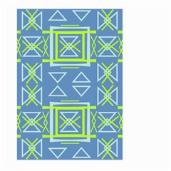 Abstract pattern geometric backgrounds   Large Garden Flag (Two Sides)